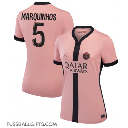 Paris Saint-Germain Marquinhos #5 Fußballbekleidung 3rd trikot Damen 2024-25 Kurzarm